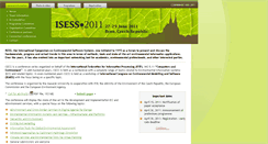 Desktop Screenshot of isess2011.org
